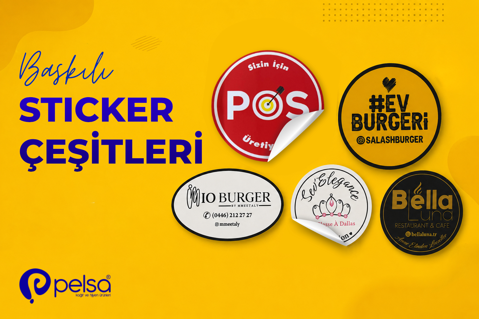 Baskılı Etiket-Sticker ile Ürün Ambalajını Öne Çıkarma