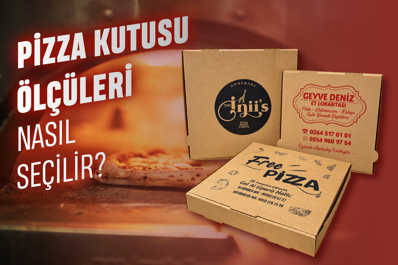 Pizza Kutusu Ölçüleri Nasıl Seçilir? Restoranlar İçin Rehber